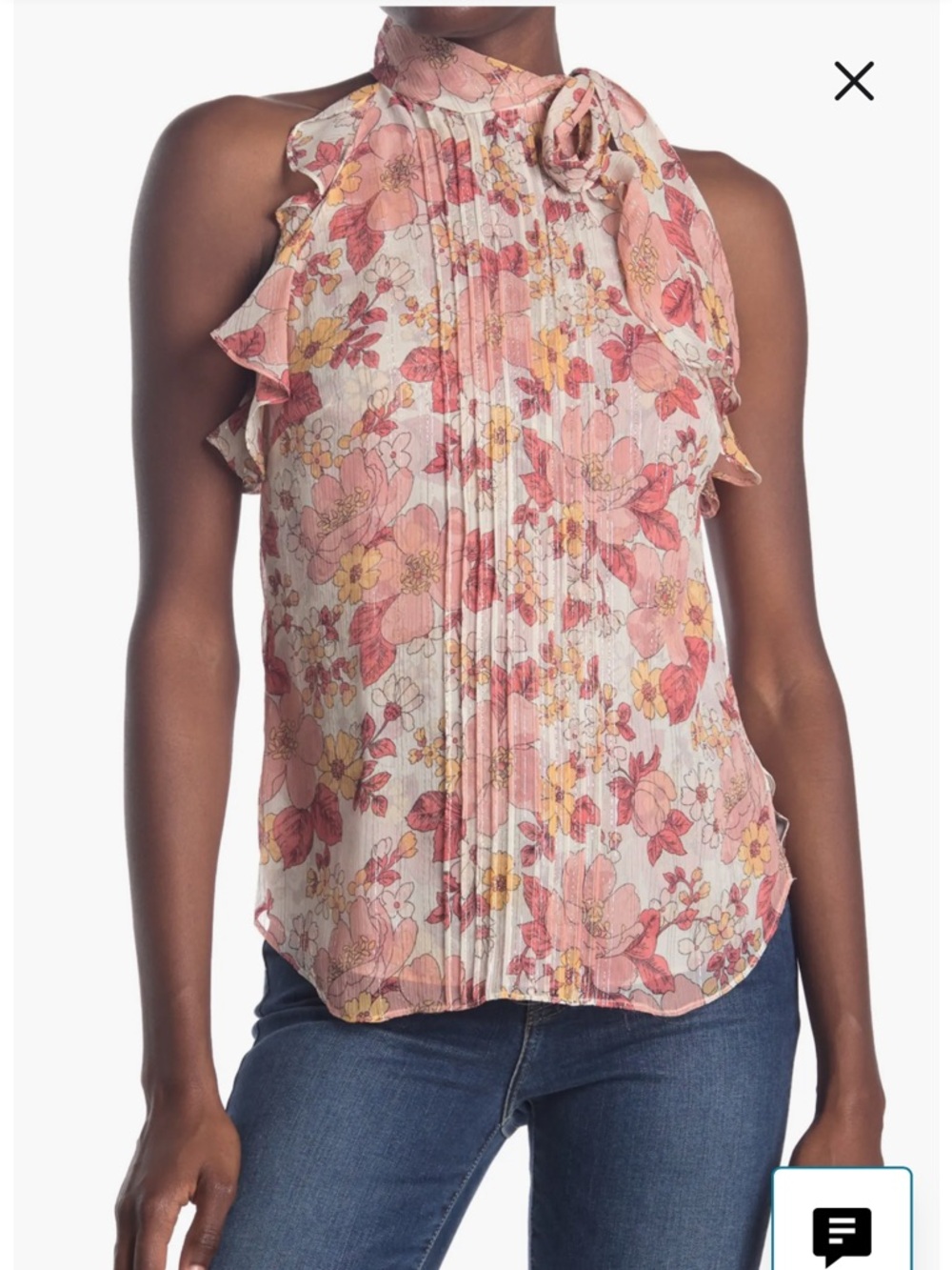 Veronica Beard Dali Top in Melon